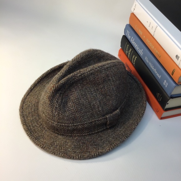 💥PRICE DROP💥Brown tweed wool fedora - Picture 2 of 7